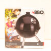 Sleek black BBQ grill for memorable family gatherings and joyful outdoor cookouts.