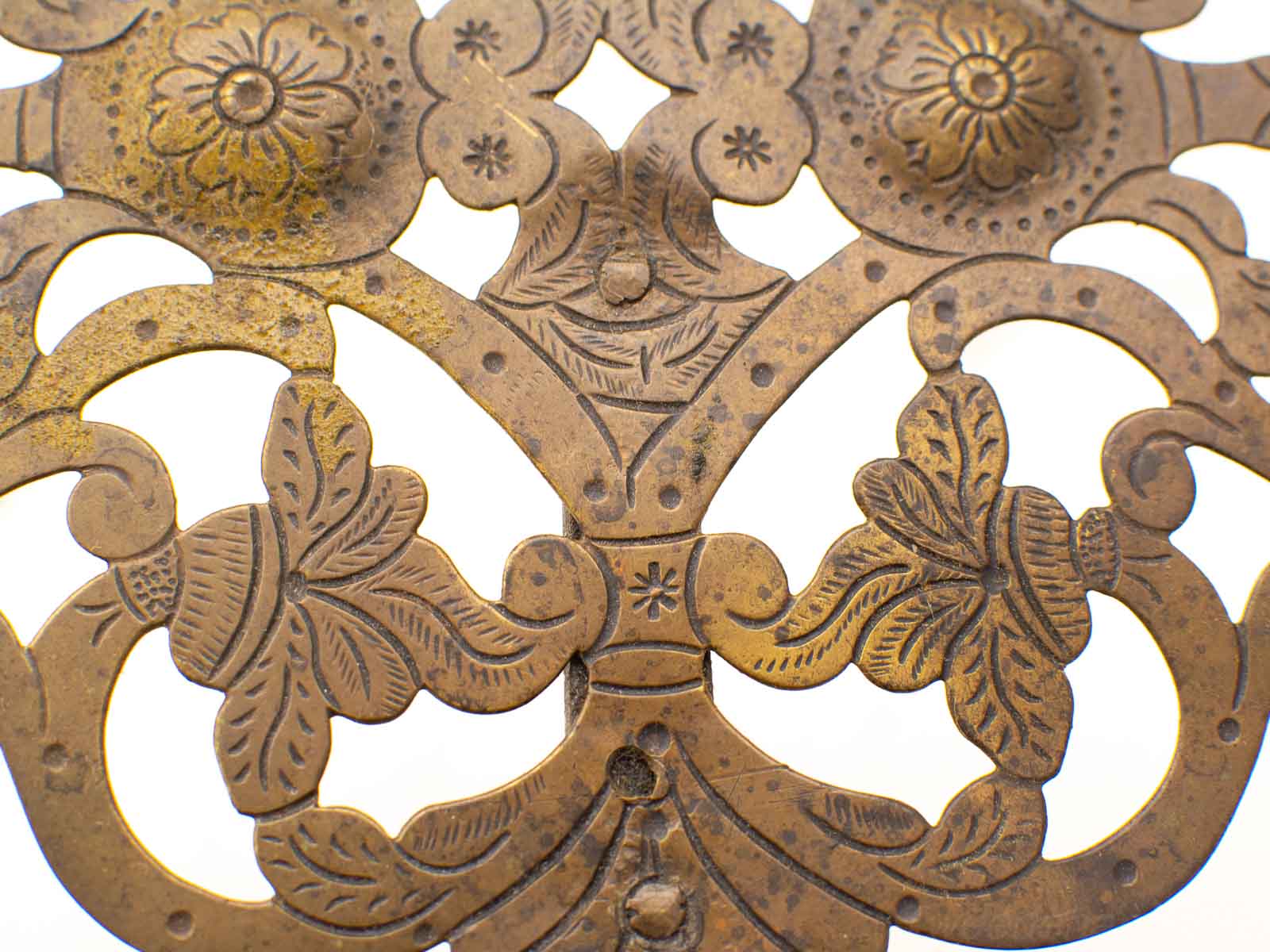 Ethiopisch Orthodox Koptisch Kruis van Messing 37132 - Afbeelding 5