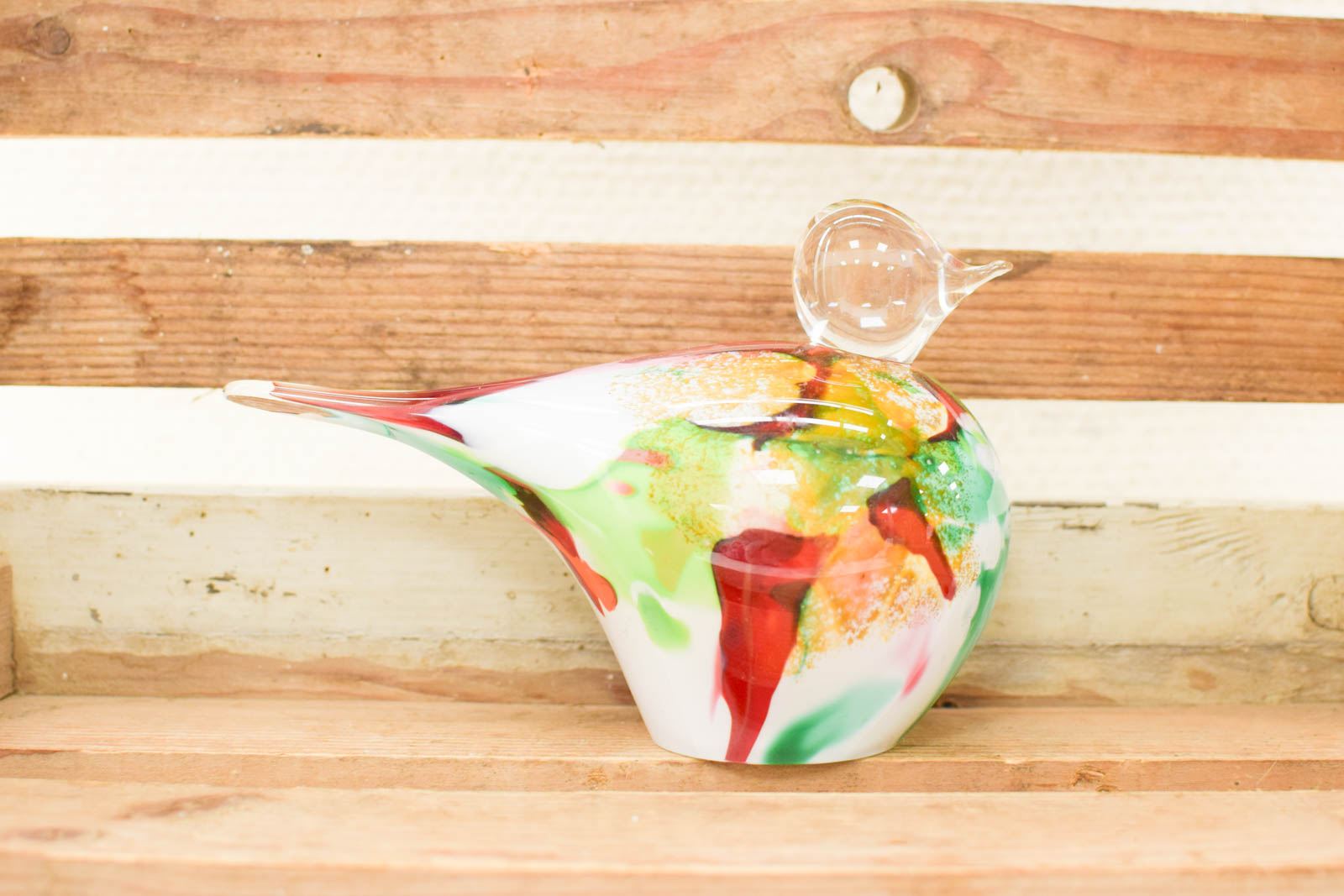 Glazen beeldje van een vogeltje 48896