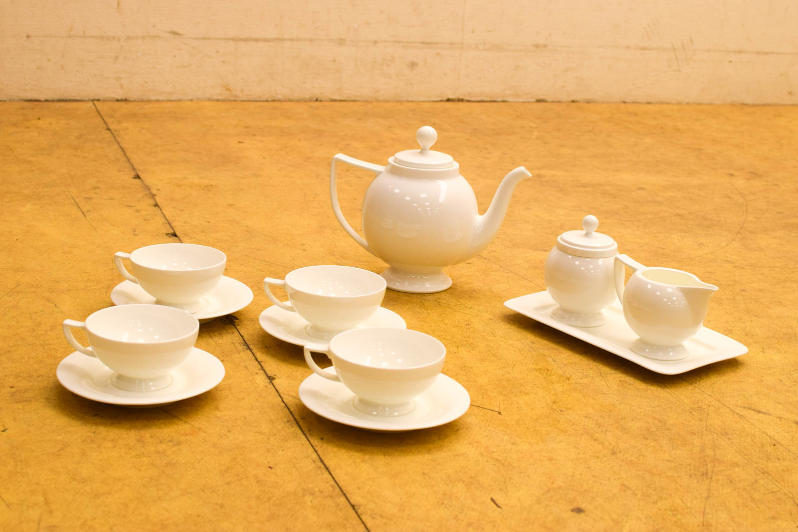 14 delig Hutschenreuther bone china porseleinen theeservies 49183 - Afbeelding 13