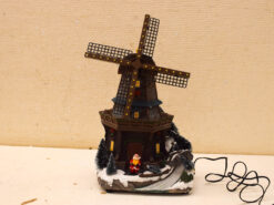kerst molen als lamp 49574