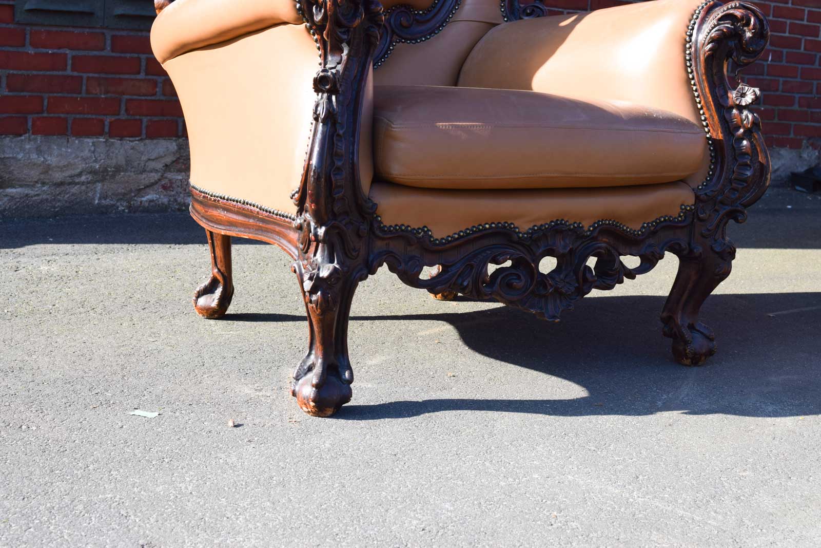 Barok Een sofa en 2 Fauteuils 30342 - Afbeelding 3