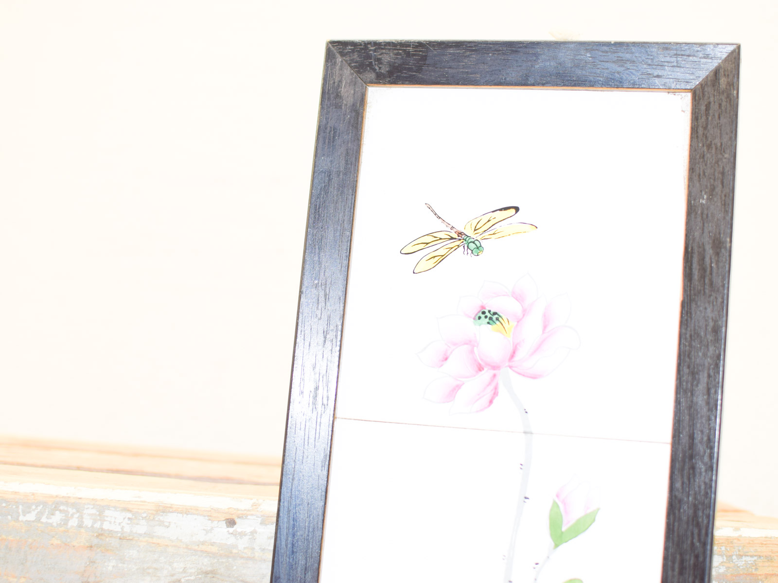 Tegelschilderij bloemen 51529 - Afbeelding 2