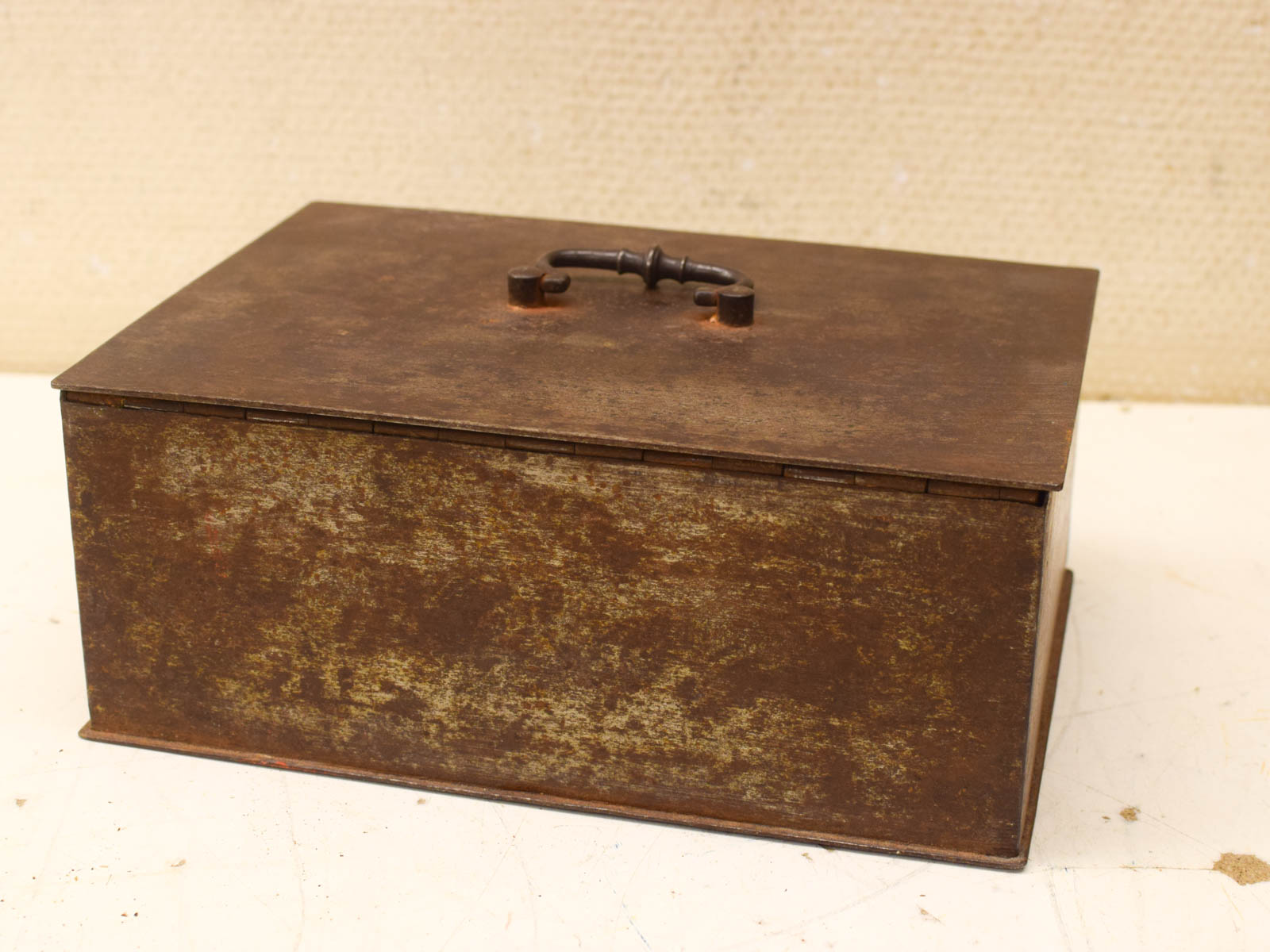 Ijzeren vintage geldkistje 52274 - Afbeelding 4