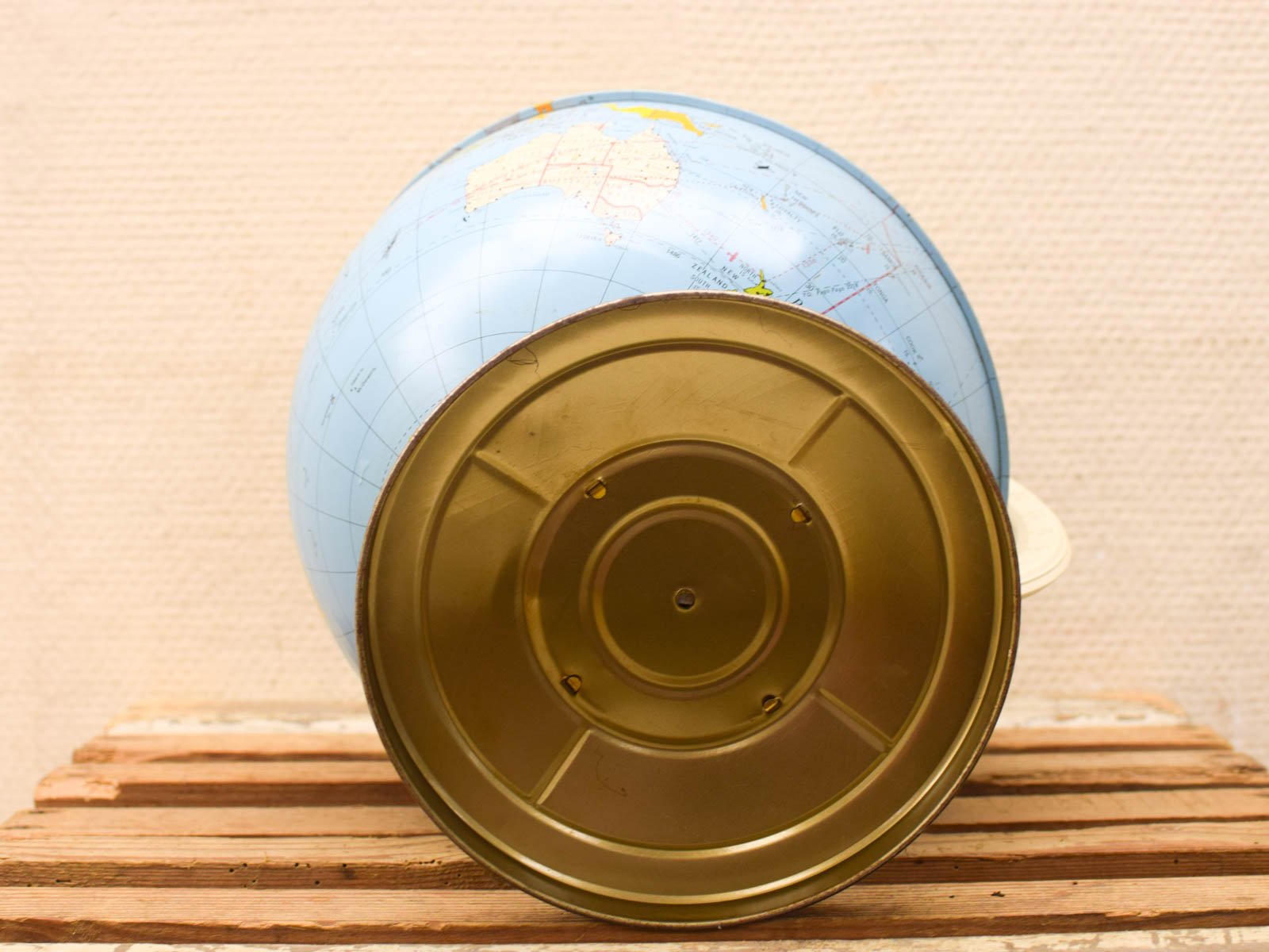 Vintage wereldbol jaren 50 a 60 52279 - Afbeelding 4