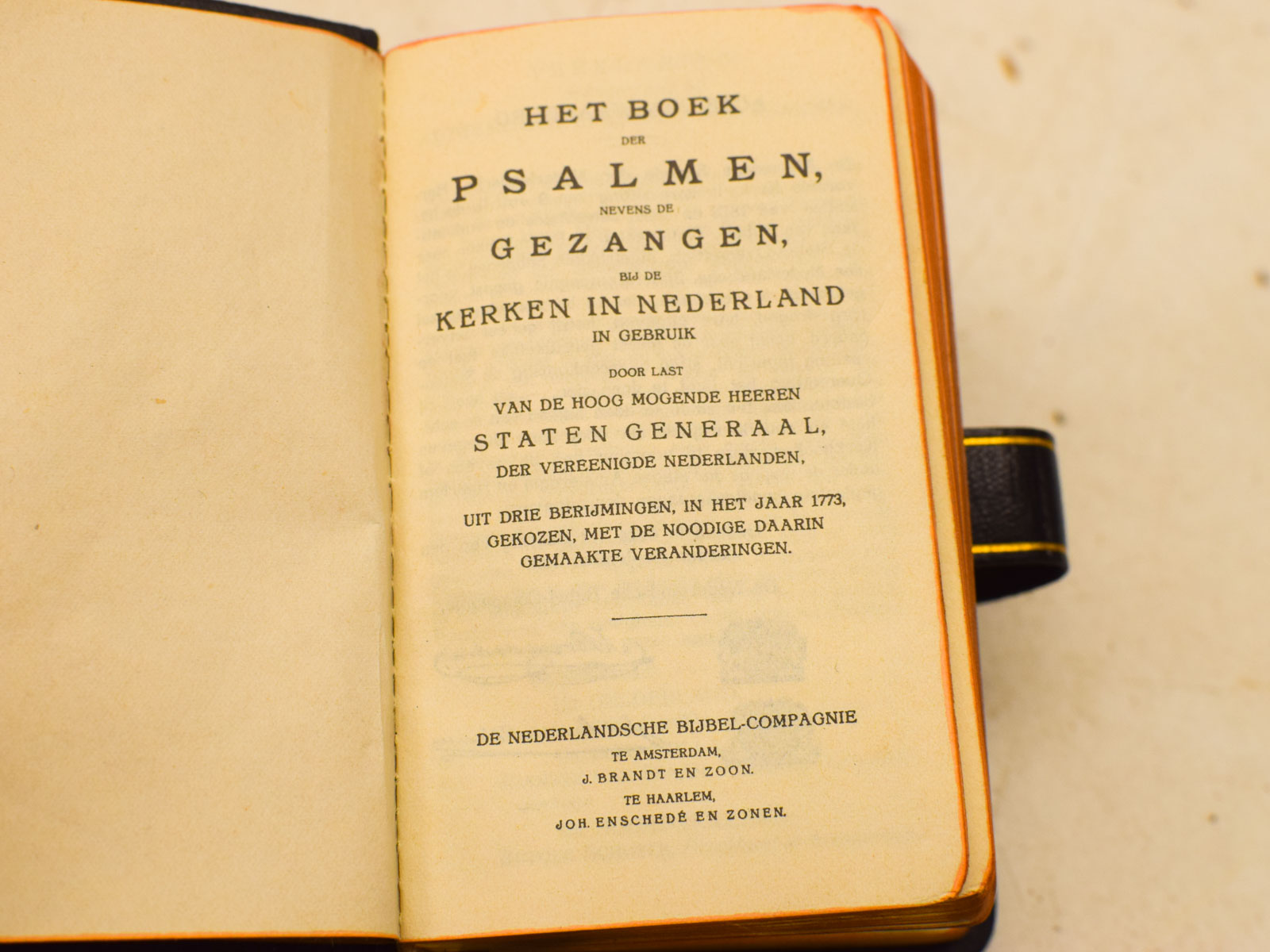Het boek van psalmen ,gezangen 52425 - Afbeelding 3