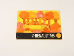 Instructieboekje Renault 16 74882