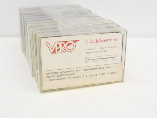 12 Cassettebandjes VPRO opnames Anton Constandse 79367