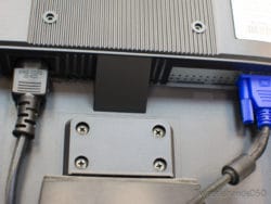 Retro Samsung monitor with VGA ports for vintage style and modern connectivity options.