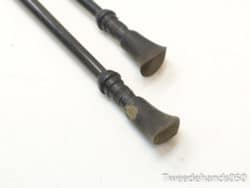 Stylish ergonomic vintage walking sticks with ribbed grips, combining comfort and elegance for every occasion.