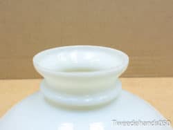 Elegant glossy white porcelain vase with flared lip, perfect for stylish floral displays.