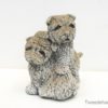 Adorable terrier sculpture showcasing friendship, ideal decor for dog lovers and pet enthusiasts.