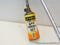 Skandia Gas Hobby Set: Bright canister designed for precise heating and DIY crafting projects.