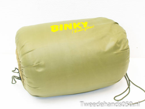 Binky: Lightweight olive green travel pillow for outdoor comfort and convenience on the go.