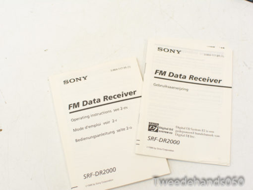 Sony fm data receiver radio 88484