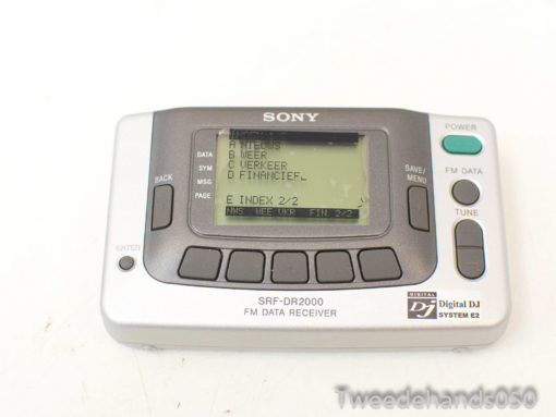 Sony fm data receiver radio 88484