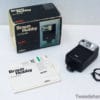 Vintage Braun Hobby 28 BC flash unit with original box and manual for photography enthusiasts.