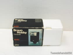 Vintage Braun Hobby Computer 28 BC box, showcasing minimalist design and nostalgic charm for collectors.