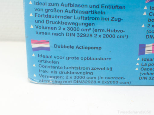 Dubbele actiepomp 91030