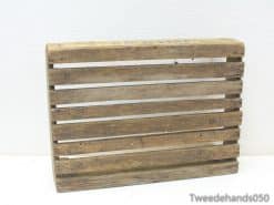 Rustic wooden crate for vintage decor and storage, adding charm to any space.