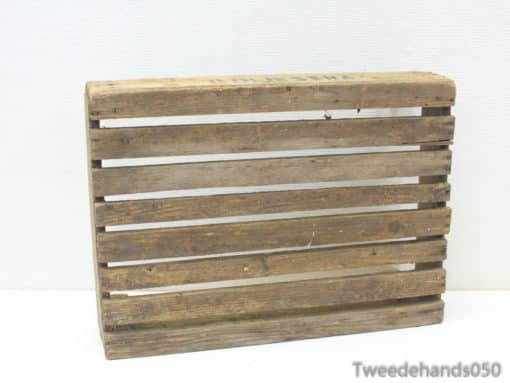Rustic wooden crate for vintage decor and storage, adding charm to any space.