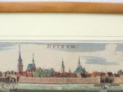 Stadtskaart poster Dockum in lijst 90465