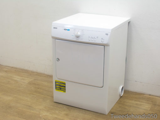 Compact white dryer with user-friendly controls, perfect for efficient laundry drying in small spaces.