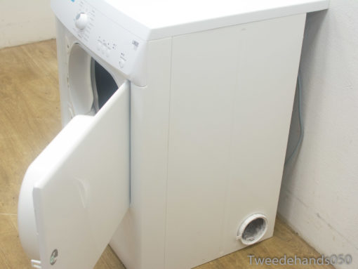 Sleek white front-loading washing machine for efficient laundry, perfect for modern interiors.