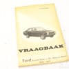 Vintage Ford Escort (1975-1977) maintenance guide by P. Olyslager for classic car enthusiasts.