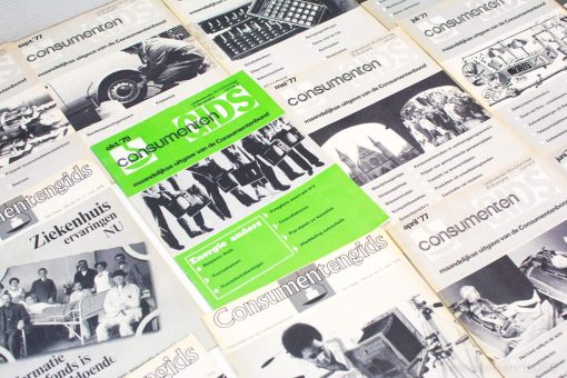 18 Consumenten folders, Boekjes vintage 92755