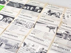 18 Consumenten folders, Boekjes vintage 92755