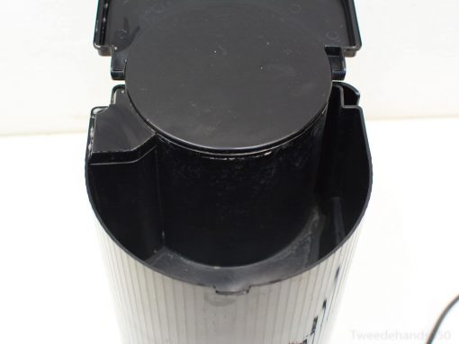 Stylish black ribbed kitchen container for efficient food prep and storage solutions.