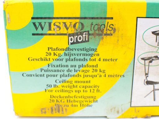 WISVO Ceiling Mount: Stylish tool storage solution with 50 lbs capacity for home and professionals.