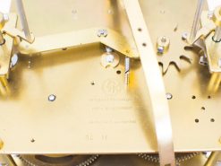 Kieninger brass clock mechanism: a blend of elegance, craftsmanship, and German engineering excellence.