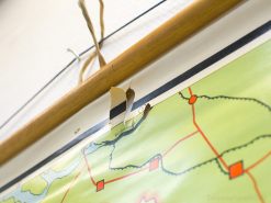 Vintage map of Belgium and Luxembourg, showcasing historical details and charming wear.