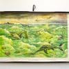 Mythical sea creatures emerge from vibrant waves in a captivating underwater world.