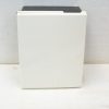 Sleek white appliance with black accents, ideal for modern kitchens and minimalist interiors.