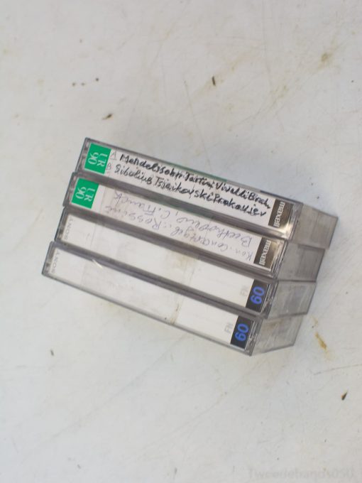 Cassettebandjes Sony en Maxell 93363