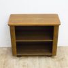 Rustic wooden shelf with open compartments for stylish organization in any home decor.