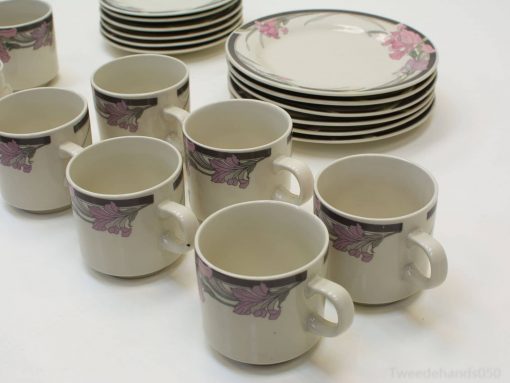 Charming floral ceramic tea set for warm gatherings and nostalgic moments.