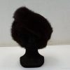 Chic dark brown fur hat for stylish winter looks and cozy warmth.
