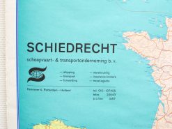 LandkaartLandkaart Schiedrecht scheepsvaart 94978