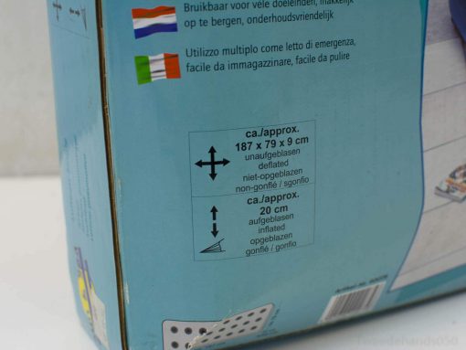 Versatile inflatable mattress, ideal for travel, emergencies, and convenient storage solutions.