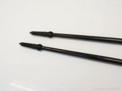 Sleek black precision tools with sharp tips for crafting and artistic applications.