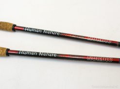 Lightweight carbon Nordic walking poles with ergonomic cork grips for outdoor enthusiasts.