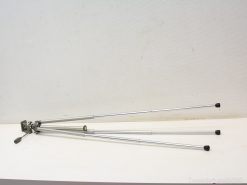 Lightweight aluminum tripod with adjustable legs for stable photography and videography in any environment.