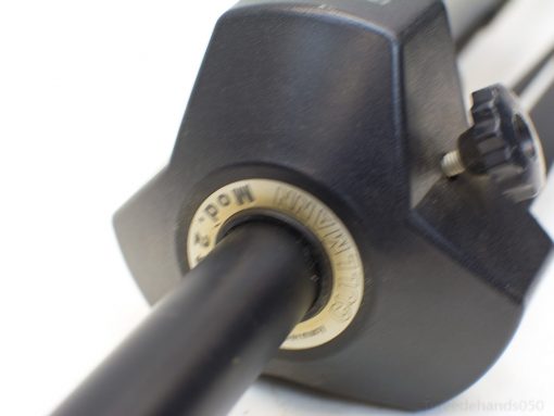 Ergonomic tripod head knob for optimal camera stability and precision in photography and videography.