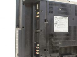 Back view of JVC LT-26X70BU TV showcasing user-friendly ports for HDMI and RCA connections.