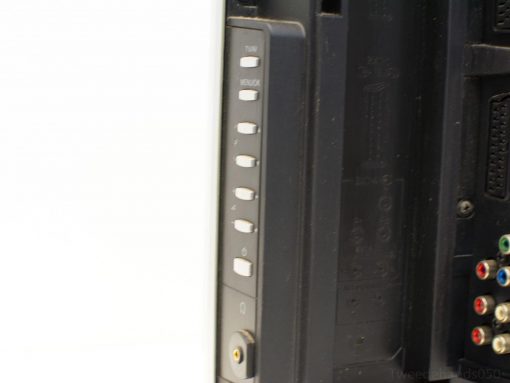 JVC LCD TV with user-friendly controls and versatile input ports for enhanced entertainment.