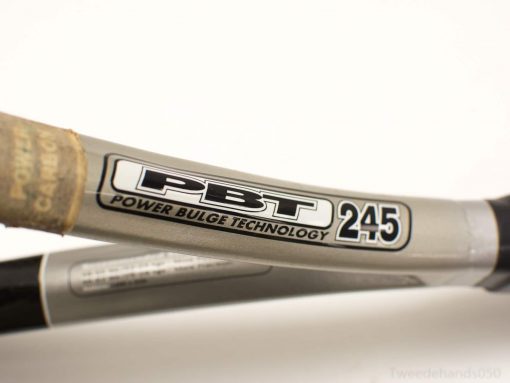 Sleek PBT bat 245 featuring Power Bulge Technology for enhanced performance and superior grip.